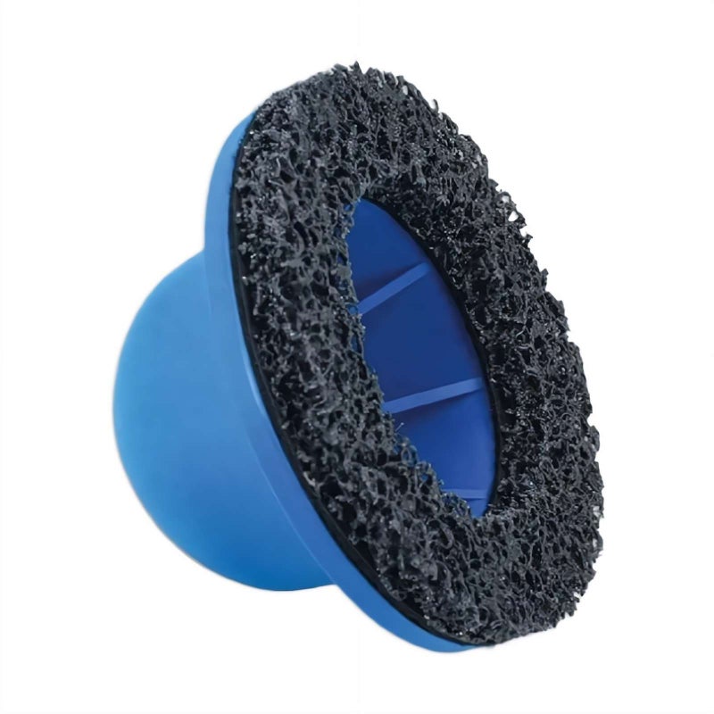 Wheel Hub Cleaning Tool, Wheel Grinding Machine Set, Wheels Hub Grinder Compatible With 1/2 Inch Square Heads for Rim Change (Blue 1set) - Image 1